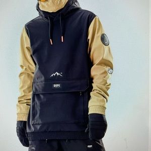 Mens XS DOPE Wylie Patch Snowboard Jacket.